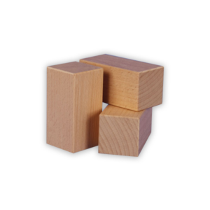 Houten Blok 9x4,5x4,5cm