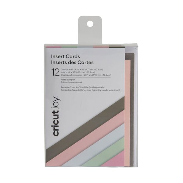 Cricut Insert Cards 12-pack Pastel 2007257
