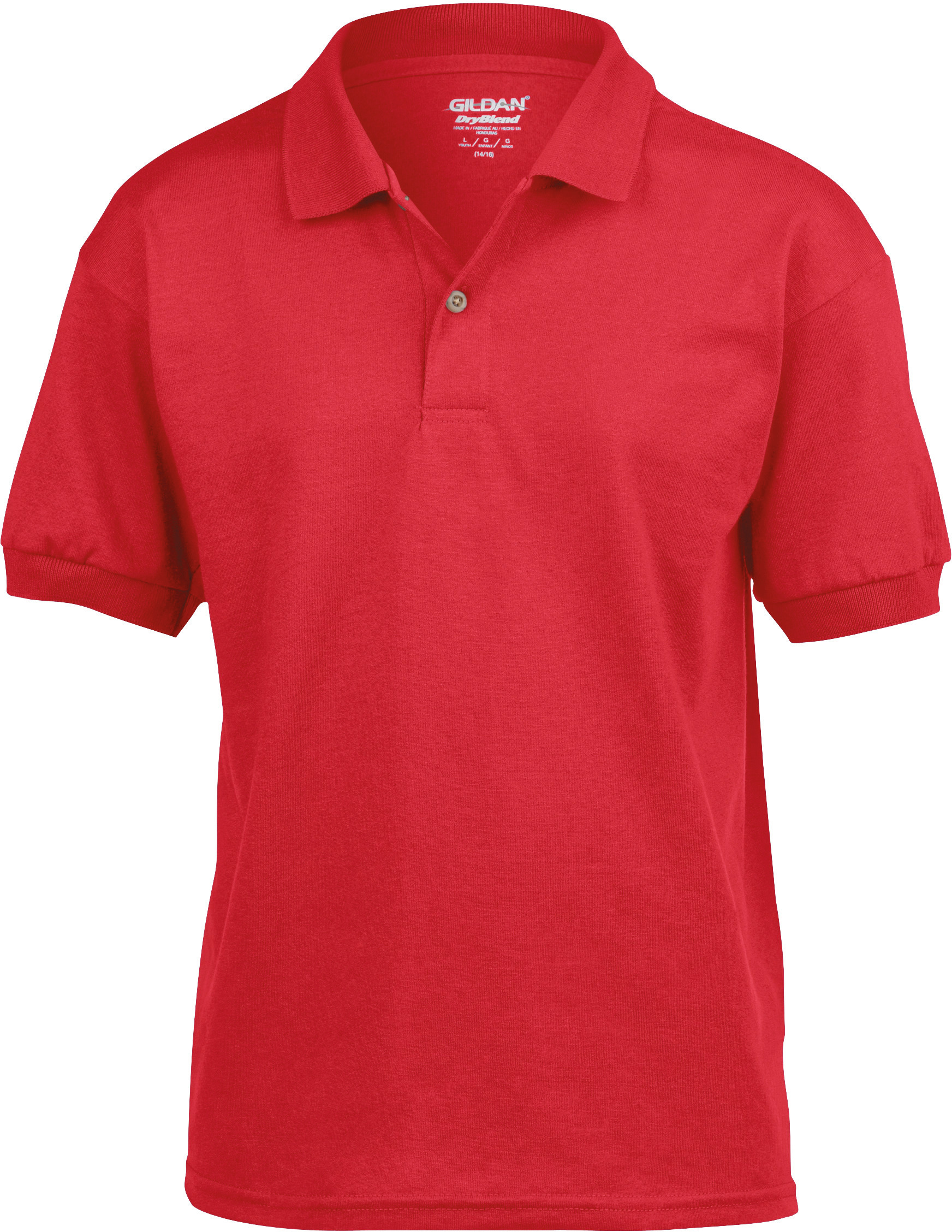 Kinder Poloshirt Gildan Dryblend Classic Fit Youth Jersey - Afbeelding 2