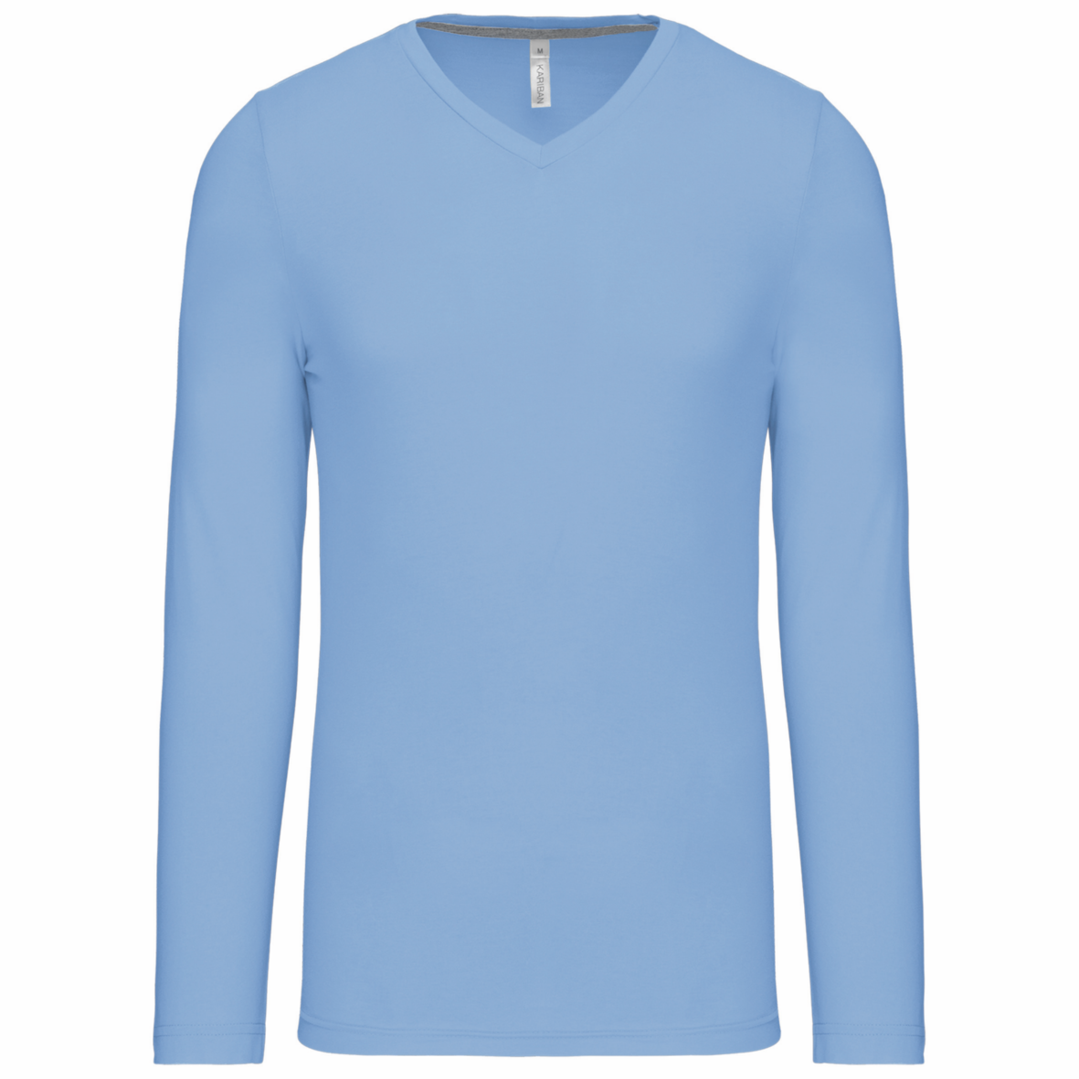 T-shirt Kariban V-hals met lange mouwen - Afbeelding 6