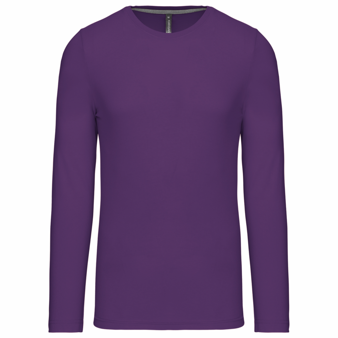 T-shirt Kariban ronde hals met lange mouwen - Afbeelding 9