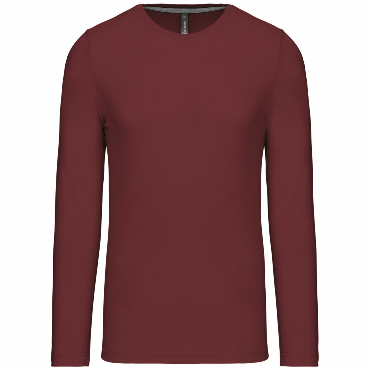 T-shirt Kariban ronde hals met lange mouwen - Afbeelding 4