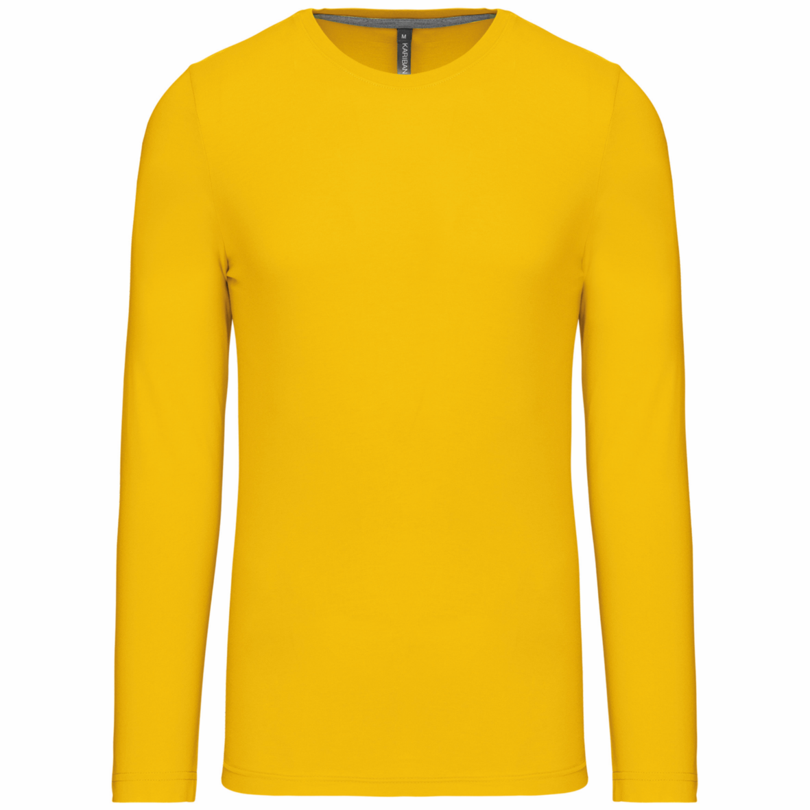 T-shirt Kariban ronde hals met lange mouwen - Afbeelding 3