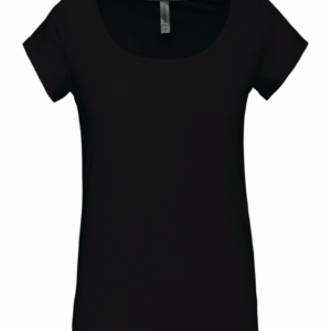 Dames T-shirt Kariban korte mouwen met boothals - Afbeelding 9