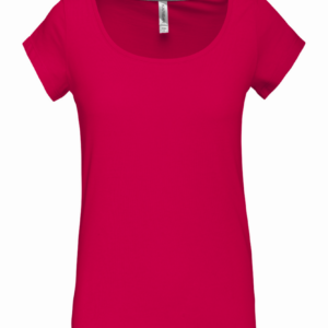 Dames T-shirt Kariban korte mouwen met boothals - Afbeelding 8