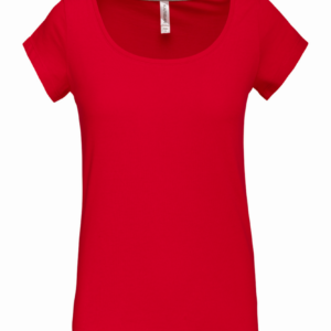Dames T-shirt Kariban korte mouwen met boothals - Afbeelding 5