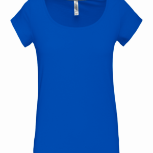 Dames T-shirt Kariban korte mouwen met boothals - Afbeelding 4