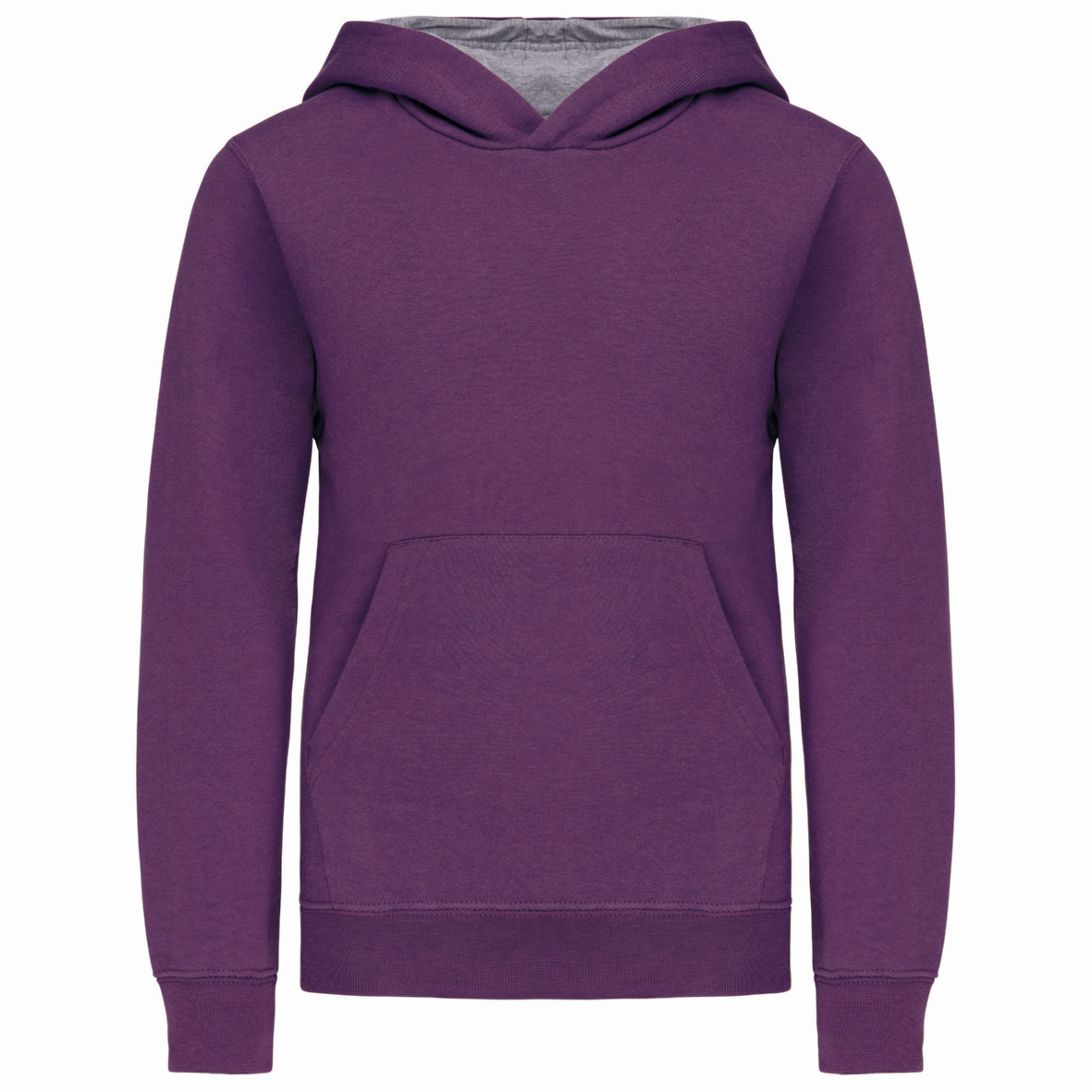Kinder Hooded Sweatshirt Kariban met gecontrasteerde capuchon - Afbeelding 8