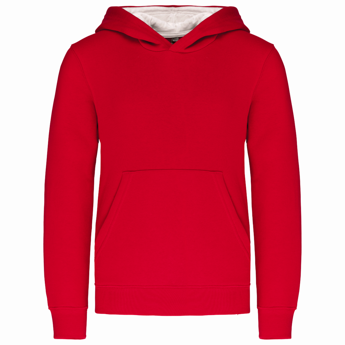 Kinder Hooded Sweatshirt Kariban met gecontrasteerde capuchon - Afbeelding 7