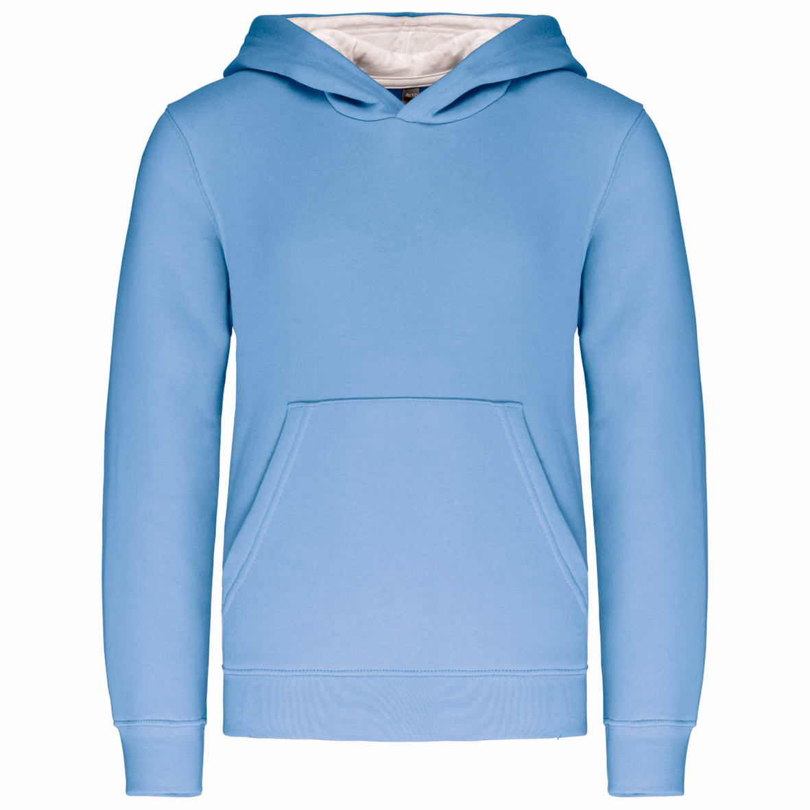 Kinder Hooded Sweatshirt Kariban met gecontrasteerde capuchon - Afbeelding 2