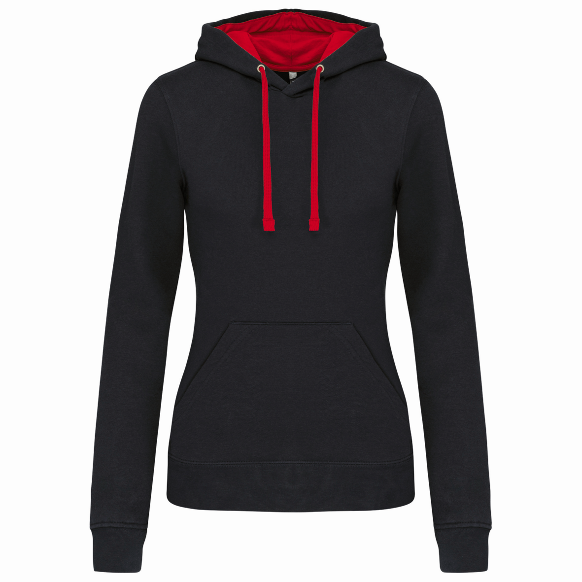 Dames Hooded Sweatshirt Kariban met capuchon in contrasterende kleur - Afbeelding 20