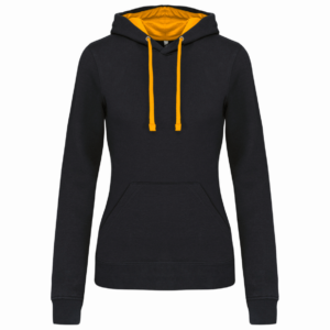 Dames Hooded Sweatshirt Kariban met capuchon in contrasterende kleur - Afbeelding 19