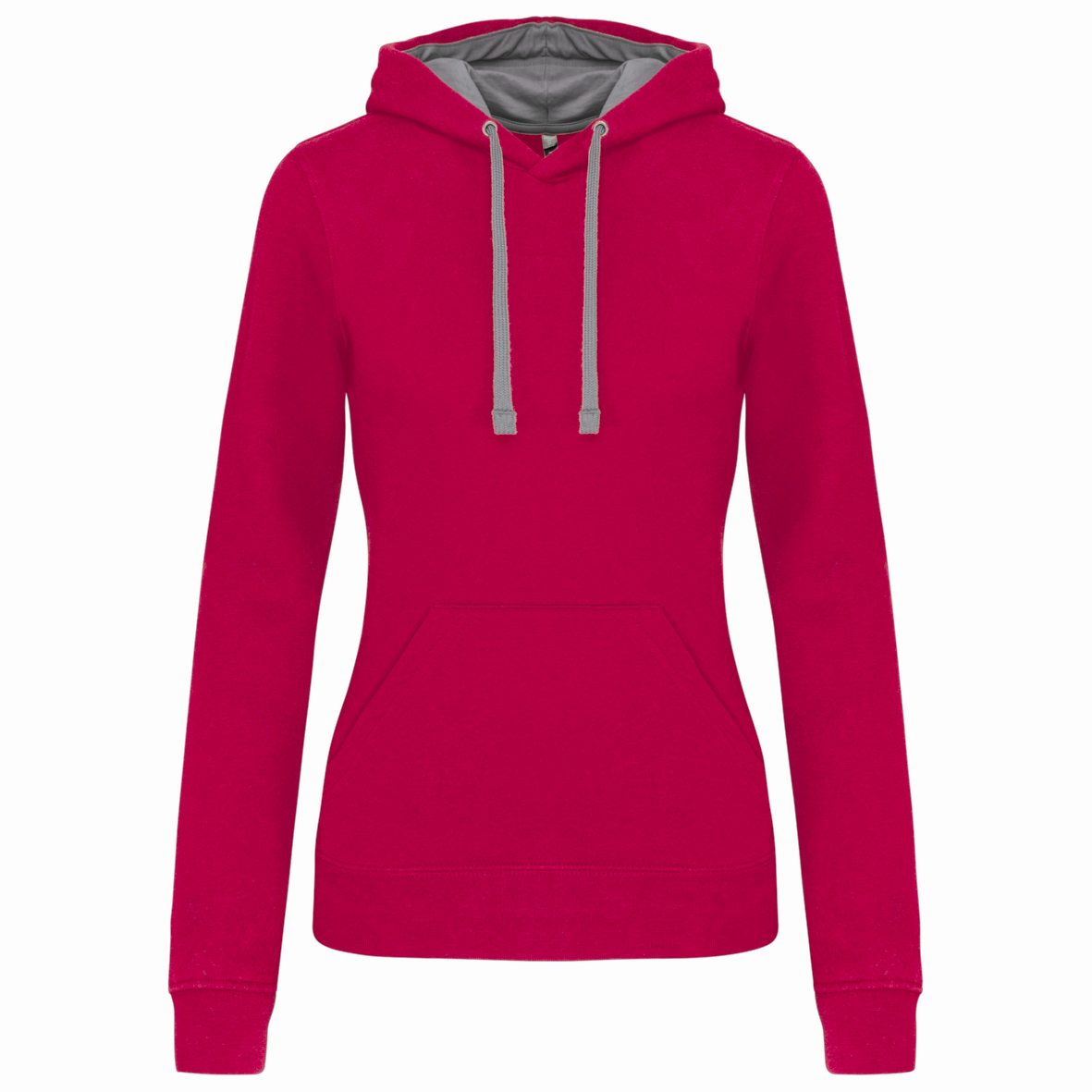 Dames Hooded Sweatshirt Kariban met capuchon in contrasterende kleur - Afbeelding 17