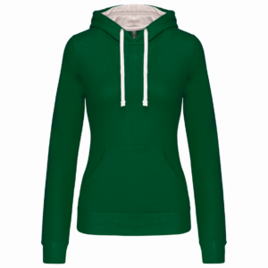 Dames Hooded Sweatshirt Kariban met capuchon in contrasterende kleur - Afbeelding 15