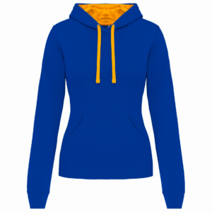 Dames Hooded Sweatshirt Kariban met capuchon in contrasterende kleur - Afbeelding 13