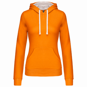 Dames Hooded Sweatshirt Kariban met capuchon in contrasterende kleur - Afbeelding 10