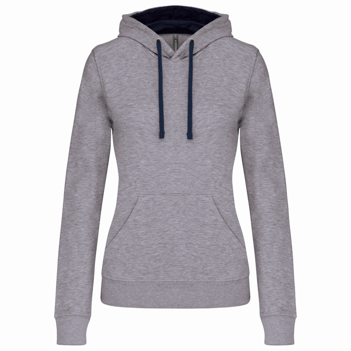 Dames Hooded Sweatshirt Kariban met capuchon in contrasterende kleur - Afbeelding 9