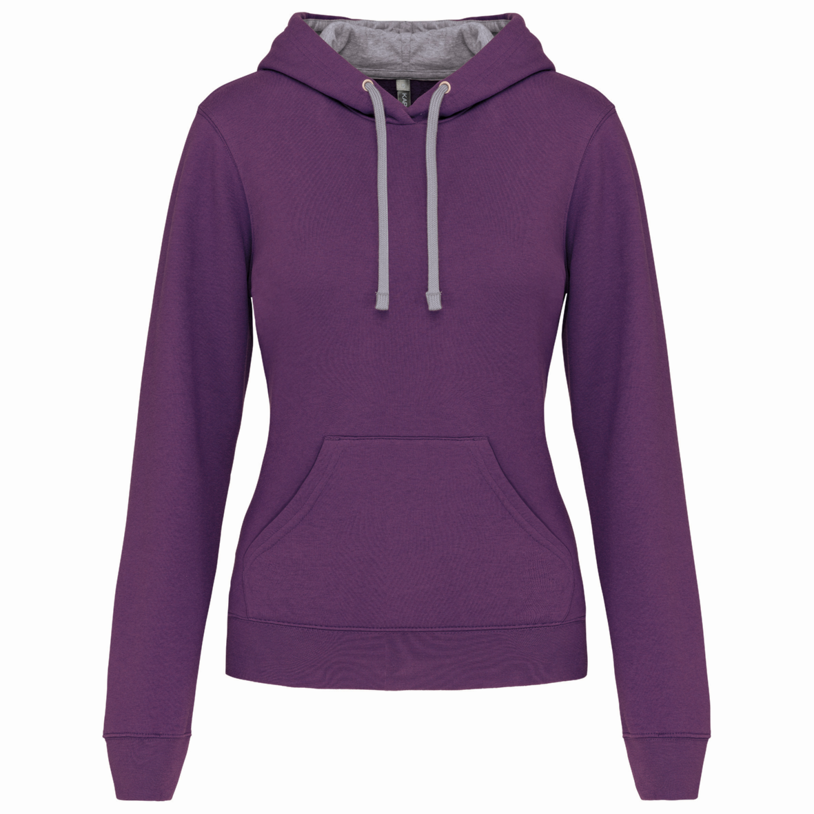 Dames Hooded Sweatshirt Kariban met capuchon in contrasterende kleur - Afbeelding 8