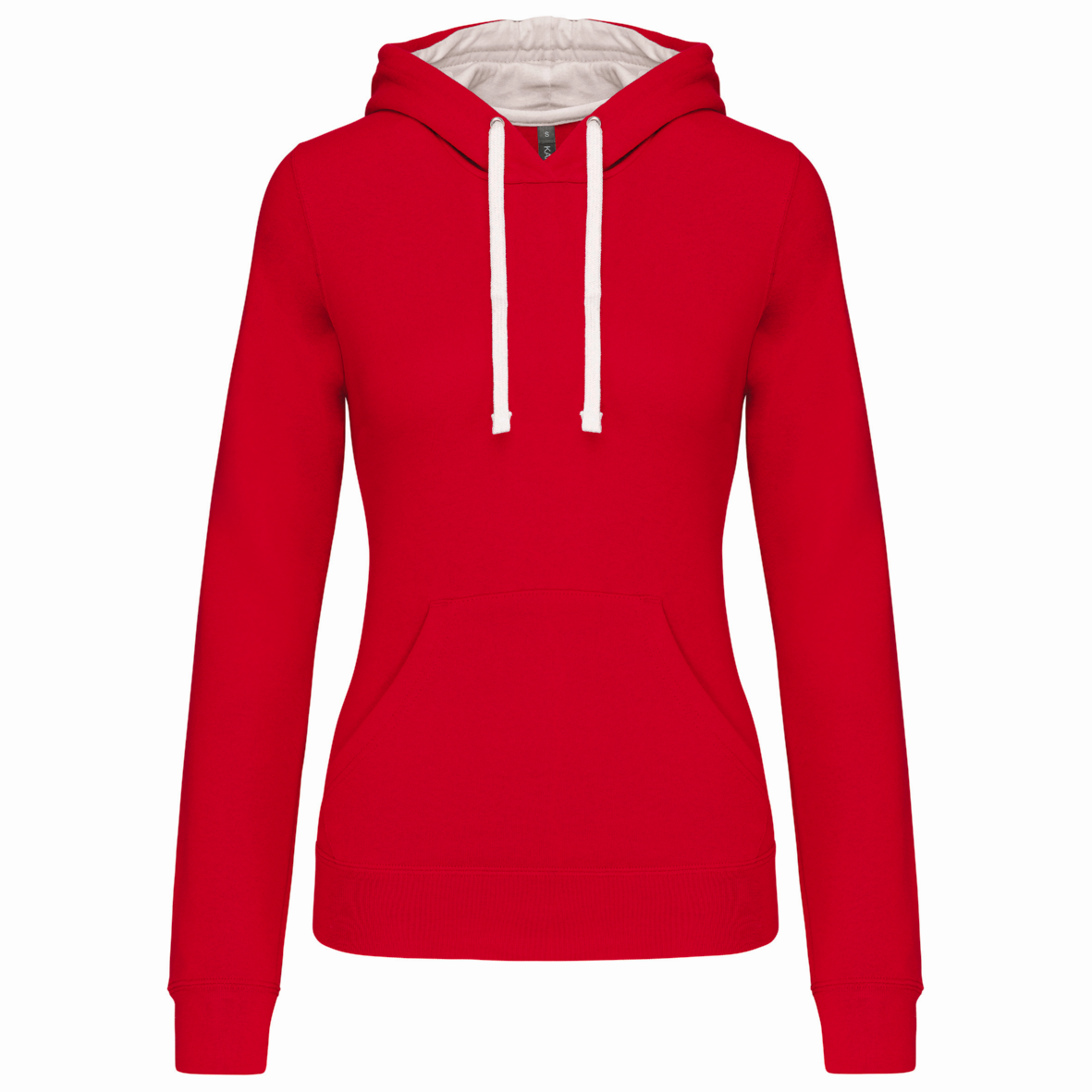 Dames Hooded Sweatshirt Kariban met capuchon in contrasterende kleur - Afbeelding 7