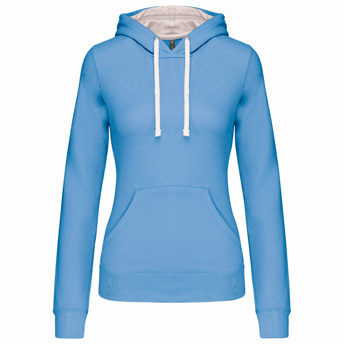 Dames Hooded Sweatshirt Kariban met capuchon in contrasterende kleur - Afbeelding 6