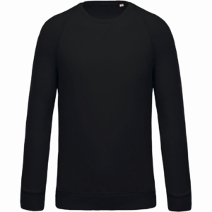 Sweatshirt Kariban BIO met ronde hals en raglan mouwen - Afbeelding 2