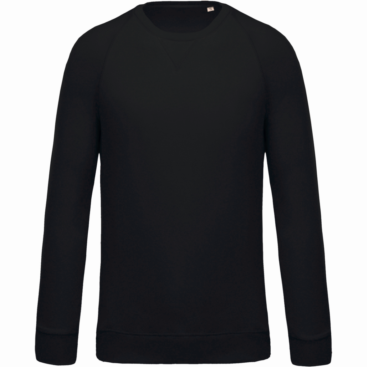 Sweatshirt Kariban BIO met ronde hals en raglan mouwen - Afbeelding 2