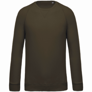 Sweatshirt Kariban BIO met ronde hals en raglan mouwen - Afbeelding 11