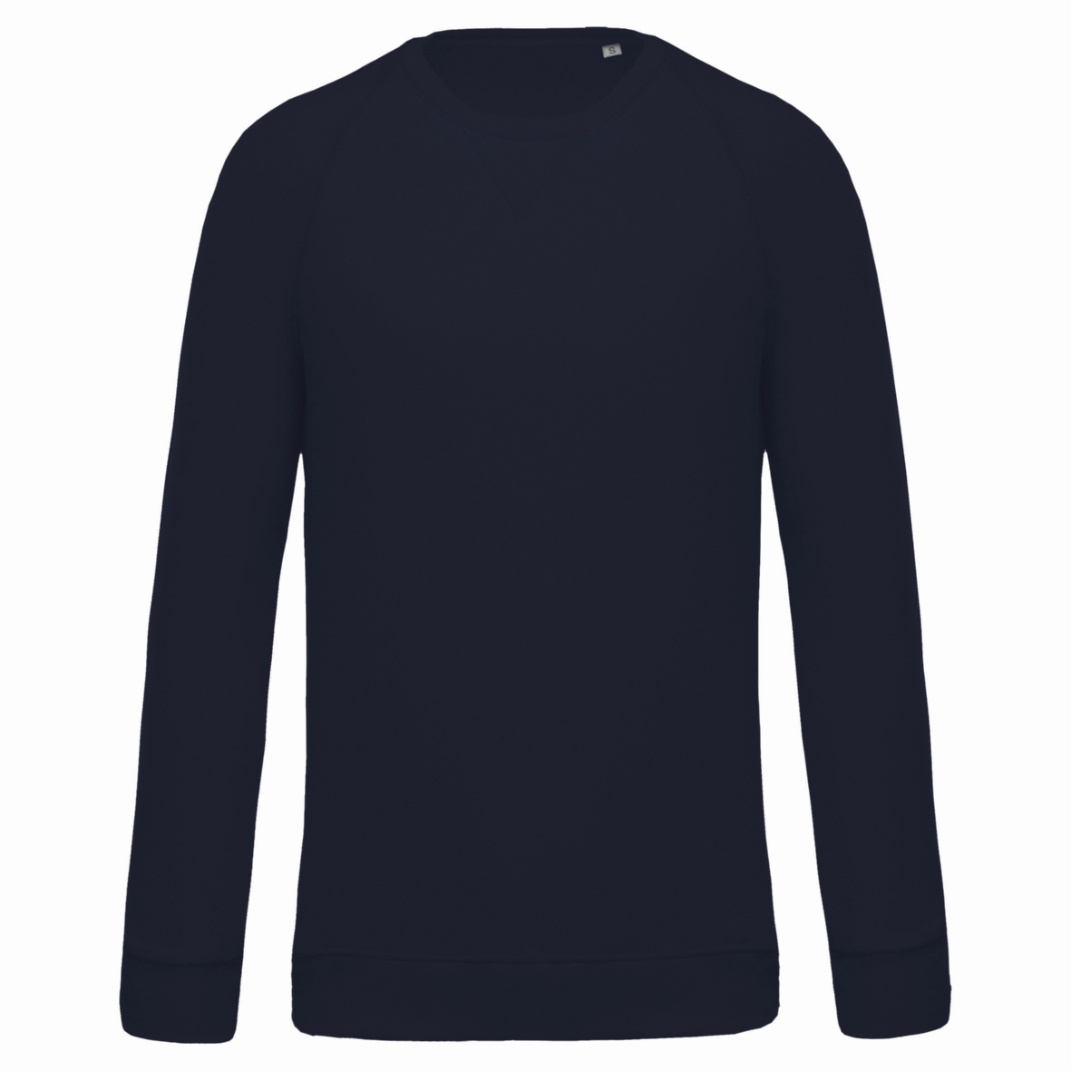 Sweatshirt Kariban BIO met ronde hals en raglan mouwen - Afbeelding 3