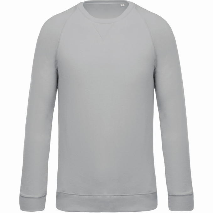 Sweatshirt Kariban BIO met ronde hals en raglan mouwen - Afbeelding 7
