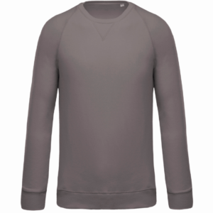 Sweatshirt Kariban BIO met ronde hals en raglan mouwen - Afbeelding 6