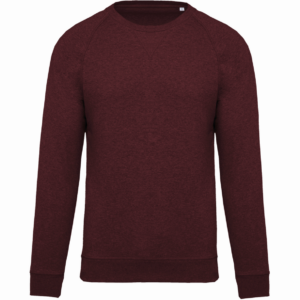 Sweatshirt Kariban BIO met ronde hals en raglan mouwen - Afbeelding 5