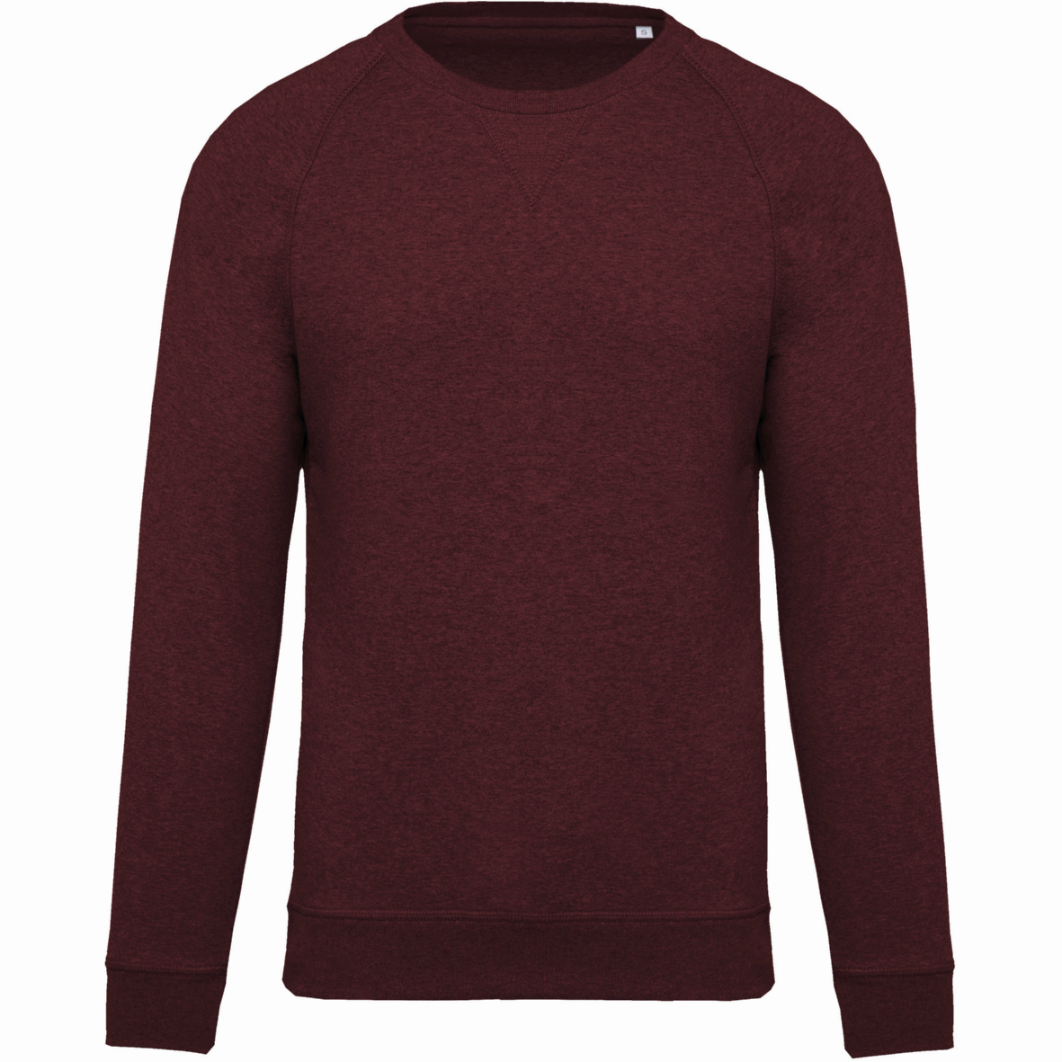 Sweatshirt Kariban BIO met ronde hals en raglan mouwen - Afbeelding 5