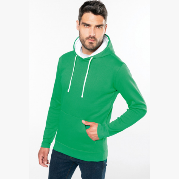 Hooded Sweatshirt Kariban met gecontrasteerde capuchon