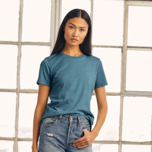 Dames T-shirt Bella Canvas ronde hals Heather
