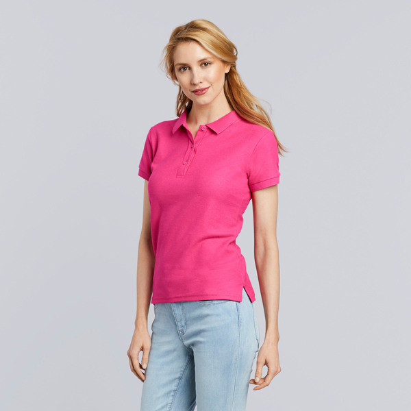 Dames Polo Gildan Premium Cotton Double Piqué