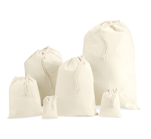 Katoenen zak M 30x45cm - Afbeelding 4