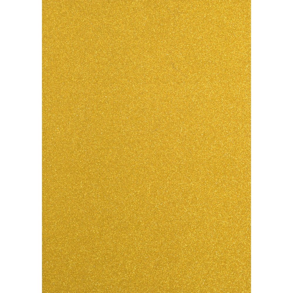 Florence Glitter Papier Goudgeel A4