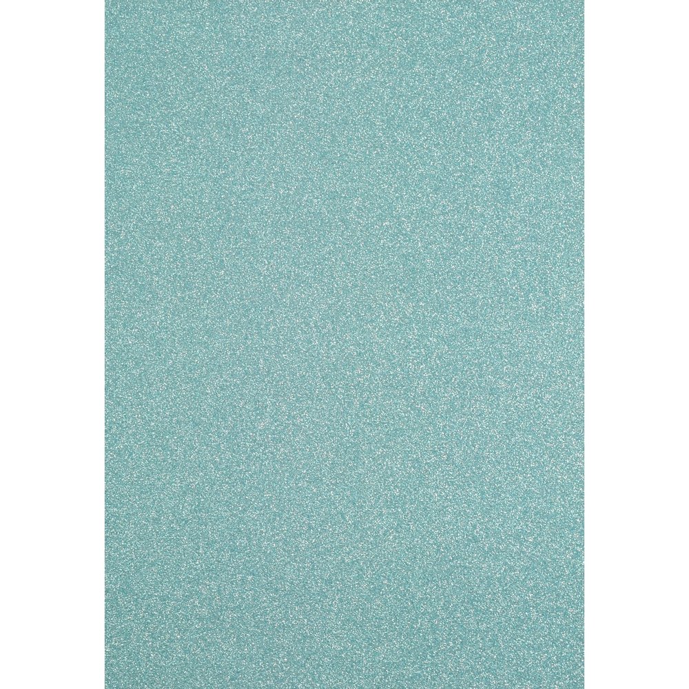 Florence Glitter Papier Aqua A4