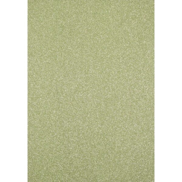 Florence Glitter Papier Lichtgroen A4