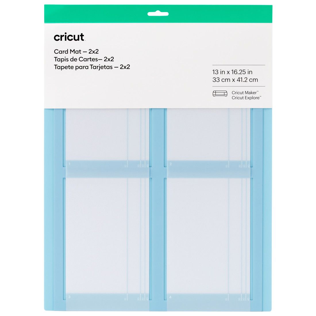 Cricut 2×2 Card Mat 13 x 16,25 inch (33 cm x 41,2 cm) – BSB Shop