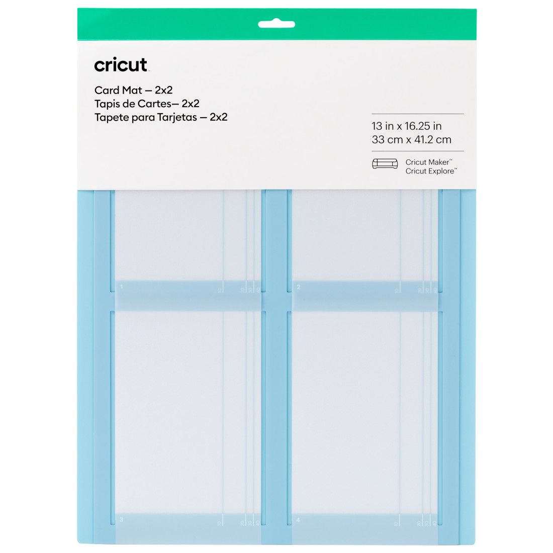 Cricut 2x2 Card Mat 13 x 16,25 inch (33 cm x 41,2 cm)