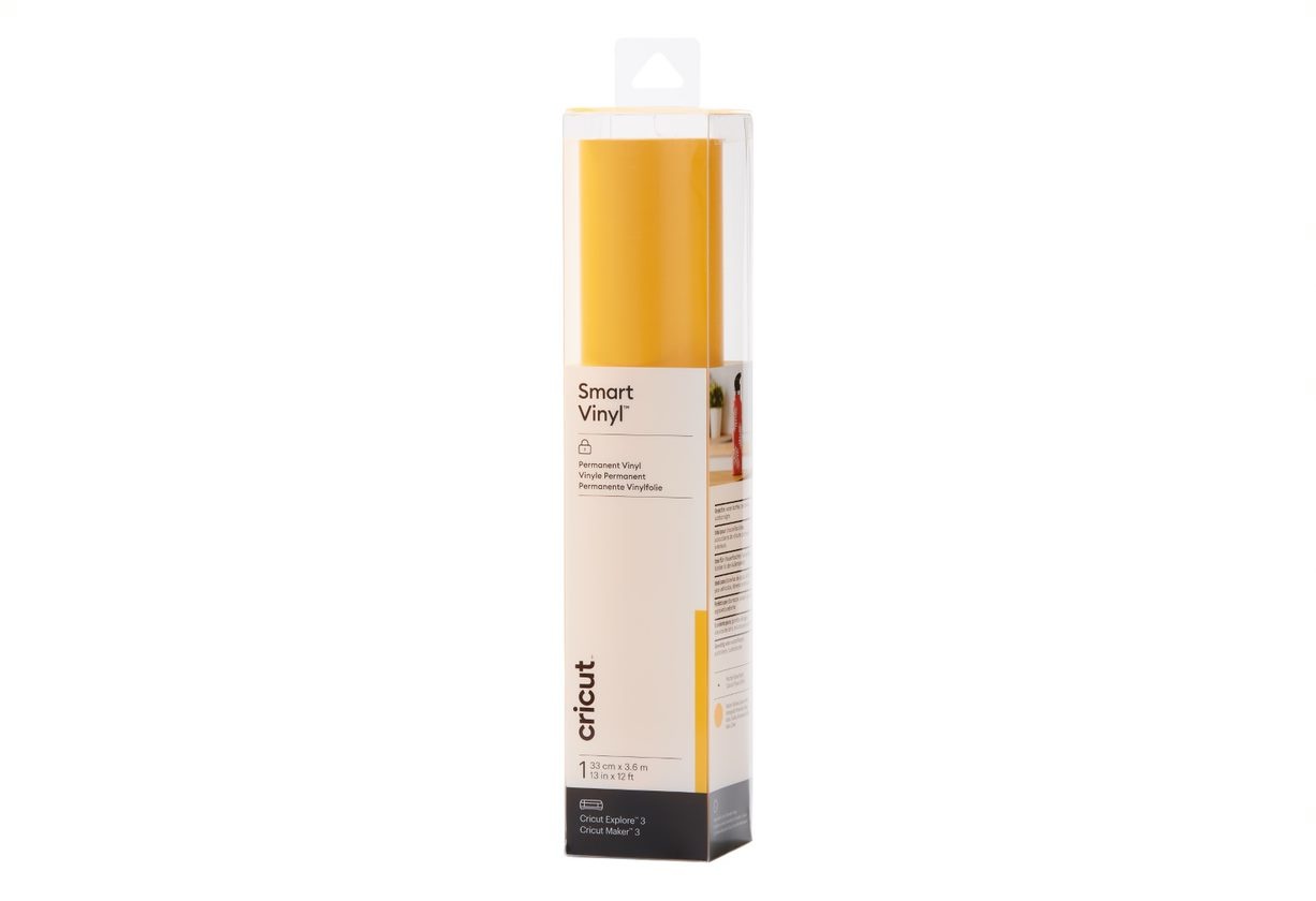 Cricut Smart Vinyl Permanent Maize Yellow 33cm x 3,7m 2008657