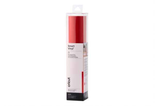Cricut Smart Vinyl Permanent Red 33cm x 3,7m 2008661 – BSB Shop