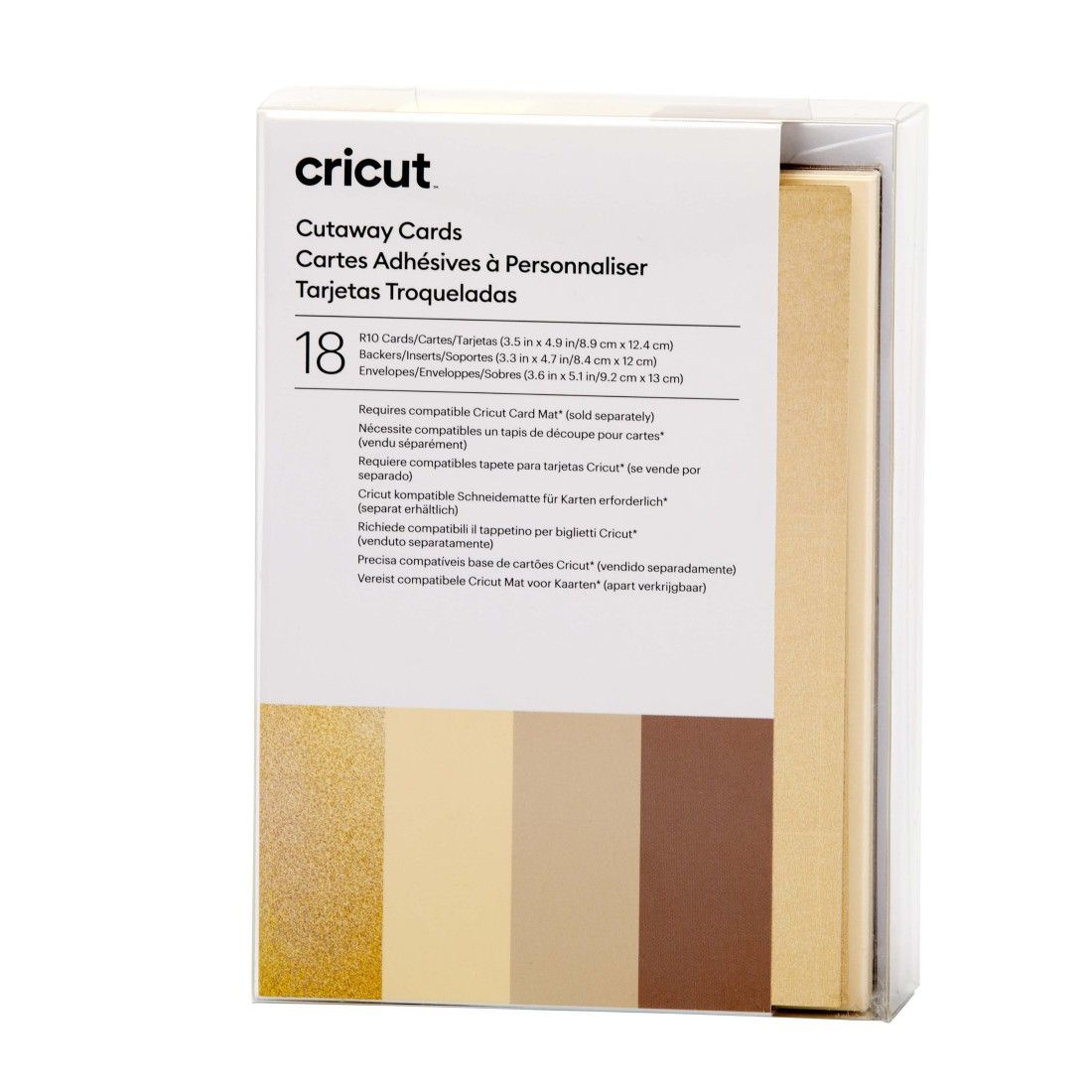 Cricut Cutaway Cards Neutrals Sampler R10 18pcs 2009485