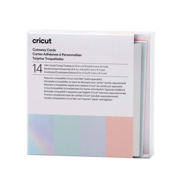 Cricut Cutaway Cards Pastel Sampler S40 14pcs 2009484