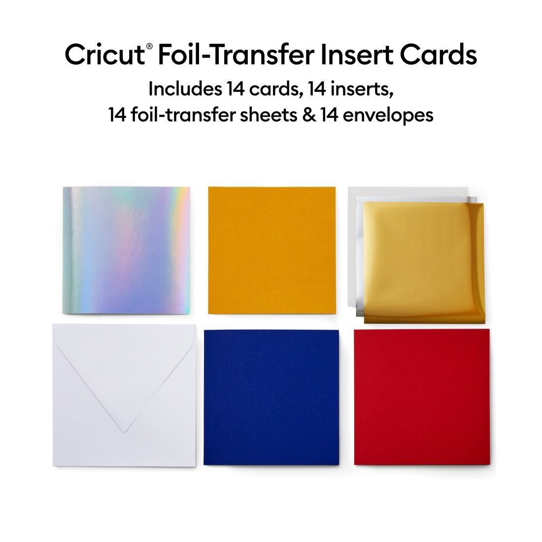 Cricut Foil Transfer Insert Cards Celebration Sampler S40 14pcs 2009478 - Afbeelding 2