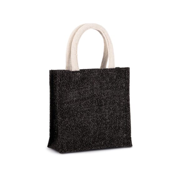 Shopper van jutecanvas - klein model - Afbeelding 9