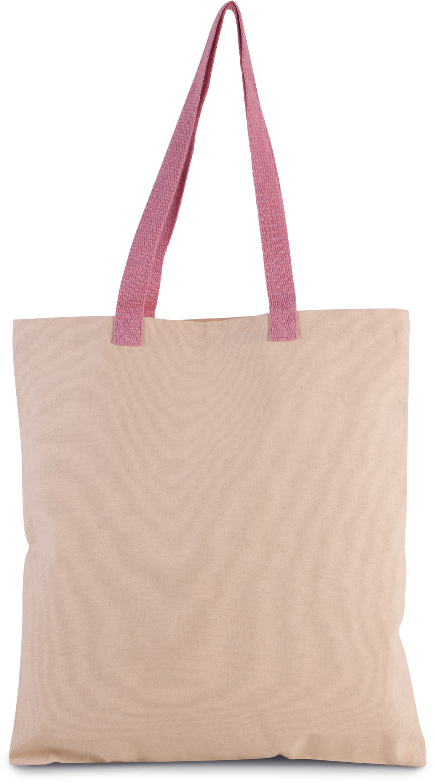 Platte shopper van canvas met contrasterend hengsel - Afbeelding 11