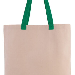 Platte shopper van canvas met contrasterend hengsel - Afbeelding 9