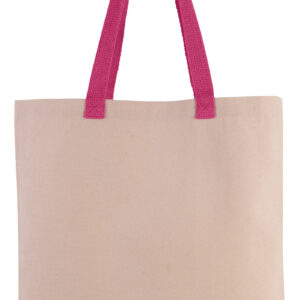 Platte shopper van canvas met contrasterend hengsel - Afbeelding 8